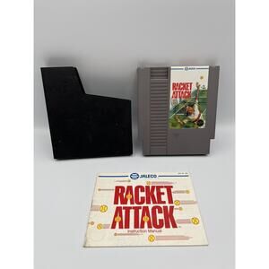 Racket Attack (Nintendo Entertainment System, 1988) NES Game w/Manual Excellent